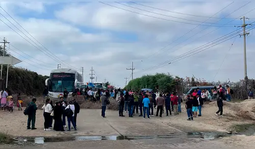 Protestantes piden medidas de protección para evitar futuros accidentes. Foto: Cortesía Protestantes piden medidas de protección para evitar futuros accidentes. Foto: Cortesía