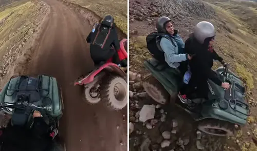 Reacciones divididas tras incidente en la Montaña de 7 Colores. Conductora evita accidente mayor en la Montaña de 7 Colores