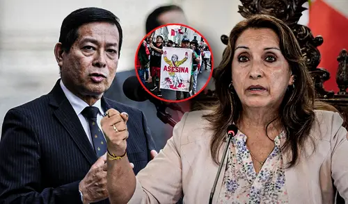 El premier defendió a Boluarte y atribuyó las críticas a discriminación y violencia política. Foto: Composición LR