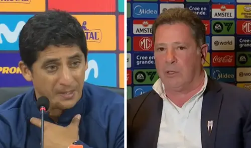 Guillermo Salas cuestionó las declaraciones de Fernando Cabada, administrador de Alianza Lima. Foto: composición LR/difusión 'Chicho' Salas apuntó contra administrador de Alianza Lima por catalogar de "delincuencial" al arbitraje