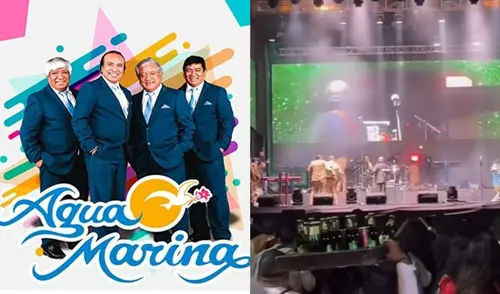 Balacera en concierto de Agua Marina genera pánico. Foto: Composición LR Balacera en concierto de Agua Marina genera pánico.