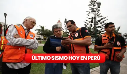 Temblor en Perú HOY, viernes 10 de octubre