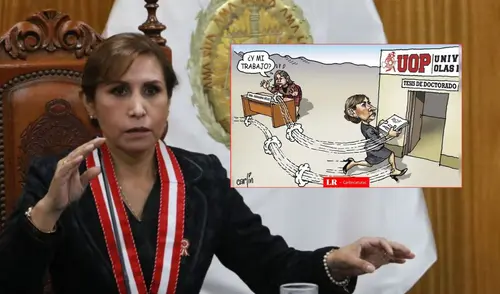 Carlincatura expone denuncia contra Patricia Benavides por presunto plagio de tesis Carlincatura expone denuncia contra Patricia Benavides por presunto plagio de tesis