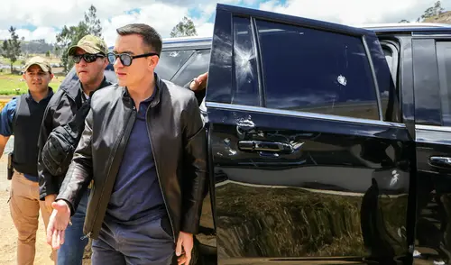 Cinco personas fueron detenidas por el presunto intento de asesinato contra Daniel Noboa.