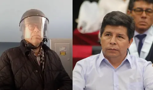Pedro Castillo se refirió al repudió de los ciudadanos de Puno contra el precandidato presidencial de Avanza País. Foto: Composición/LR Pedro Castillo, Phillip Butters