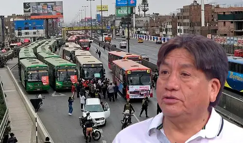 Transportistas advierten un paro nacional luego de no ser recibidos en el Palacio Legislativo. Foto: Composición LR
