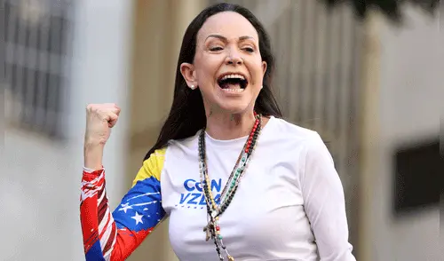 Machado tuvo una emotiva reacción tras ganar el Nobel de la Paz. Machado tuvo una emotiva reacción tras ganar el Nobel de la Paz.