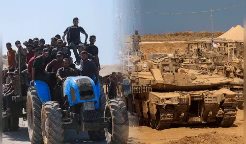 Tras el retiro de tropas de Israel, familias entera regresaron al norte de Gaza.
