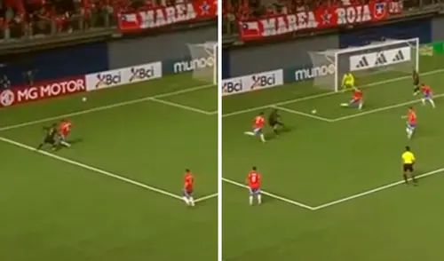 Gol de César Inga en el Perú vs Chile