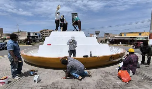 Trabajos se realizaron entre el viernes 10 y sábado 11 de octubre. Foto: Emmanuel Moreno - La República. Trabajos se realizaron entre el viernes 10 y sábado 11 de octubre. Foto: Emmanuel Moreno - La República.