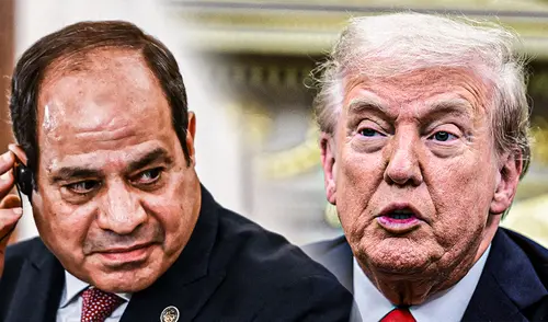 La firma oficial del acuerdo por la paz en Gaza se llevará a cabo en Egipto bajo la presidencia de Trump y su homólogo egipcio. Foto: Composición LR/AFP. Trump y el presidente de Egipto presidirán cumbre para la paz en Gaza a la que Hamás e Israel no confirman asistencia