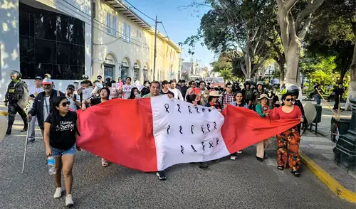 Confirman manifestaciones en el sur y norte del Perú. Foto: Almendra Ruesta/URPI LR protestas 15 de octubre