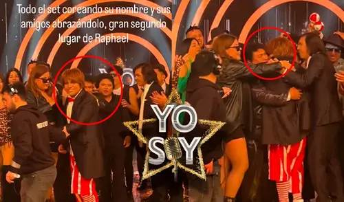 Imitadores de José José y Raphael de 'Yo Soy' se fundieron en un gran abrazo.