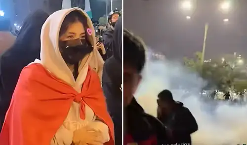 Creadora de contenido apoyó marcha del 15 de octubre. Streamer Zully sufre problemas respiratorios por bombas lacrimógenas en marcha contra el gobierno de José Jerí