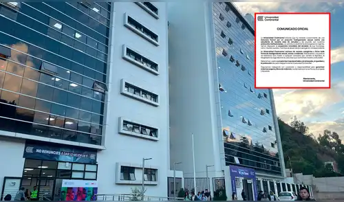 Docente fue separado de la casa de estudios mientras duren las investigaciones. Foto: Composición LR / Luis Álvarez, La República Docente fue separado de la casa de estudios mientras duren las investigaciones. Foto: Composición LR / Luis Álvarez, La República