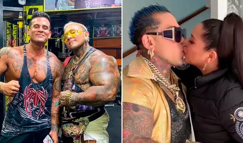 Norka Ascue es la pareja de 'La Mackyna'. Foto: Composición LR/Captura/YouTube Norka Ascue es la pareja de 'La Mackyna'.