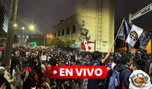 Gremios y organizaciones se movilizan en Lima en rechazo a la clase política.