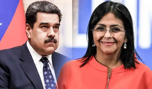 La vicepresidenta de Venezuela, Delcy Rodríguez, sugirió a EE. UU. encabezar un gobierno de transición sin Maduro. Foto: composición LR/AFP Vicepresidenta de Nicolás Maduro habría ofrecido a EE. UU. liderar un gobierno de transición en Venezuela sin líder chavista