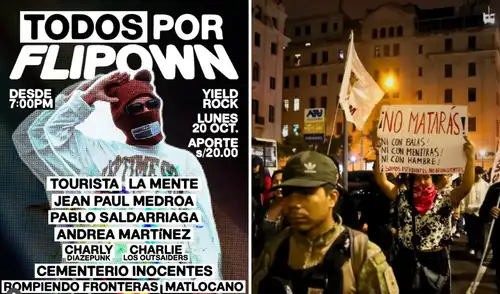 Artistas musicales se unen en concierto solidario por músico herido en protesta del 15 de octubre Artistas musicales se unen en concierto solidario por músico herido en protesta del 15 de octubre