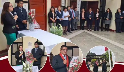 El presidente de la Corte destacó la labor de los magistrados y servidores judiciales. Fuente: Difusión.