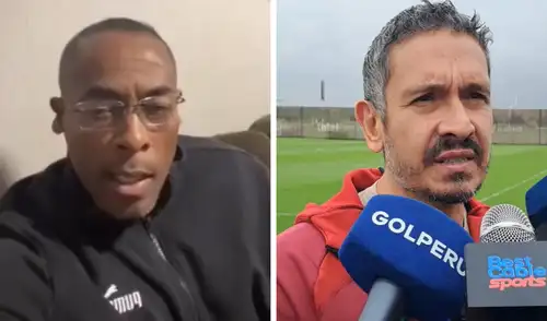 Percy Olivares calificó de "falta de respeto" las declaraciones de Franco Velazco. Foto: composición LR/difusión Percy Olivares despotrica contra Franco Velazco por críticas a Sporting Cristal