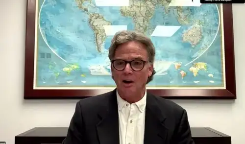 Pierre Manigault se presentó mediante una videollamada