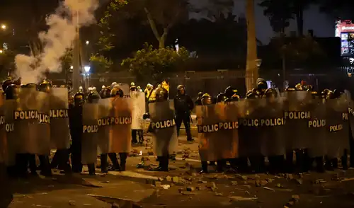 Policía ha sido criticada por la represión policial captada en marchas ciudadanas | Foto: Sebastián Blanco Salazar / URPI-LR Policía ha sido criticada por la represión policial captada en marchas ciudadanas
