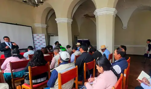 Corrales subrayó que la justicia comunal debe complementar a la justicia ordinaria. Fuente: Difusión. Corrales subrayó que la justicia comunal debe complementar a la justicia ordinaria. Fuente: Difusión.