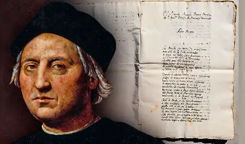 El manuscrito cuenta con 40 páginas y está escrita en castellano. Foto: Composición LR. Investigadora descubre un inédito poema en español con Cristóbal Colón de protagonista