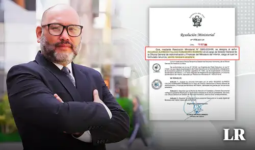 Al recibir la carta de renuncia del jefe de la OGAF, Ricardo Kanashiro, el ministro Tiburcio indicó que era "necesario aceptarla". Foto: composición LR