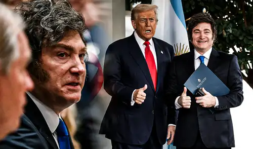 Milei argumentó que la visión del kirchnerismo se basa en la desconfianza propia: “los ladrones creen que todos son de su misma condición”. Foto: Composición LR Milei revela como se usará el swap por 20.000 millones de dólares con Estados Unidos