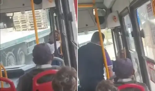 Conductor de transporte público en el Rímac atrapa a delincuente que intentaba robar dinero de pasajes