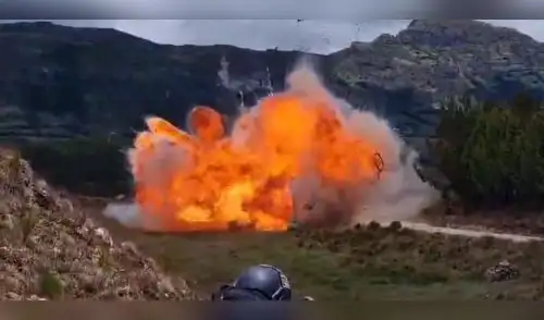 Campamentos y socavones destruidos en Cajamarca. Campamentos y socavones destruidos en Cajamarca.