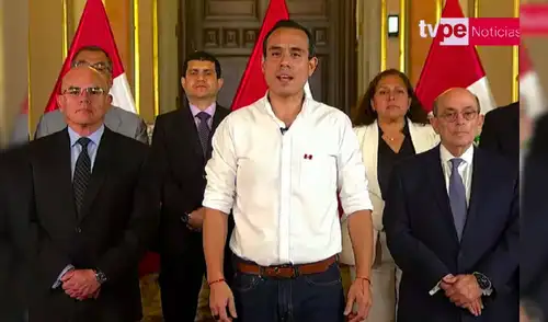 Presidente José Jerí declara estado de emergencia para Lima Metropolitana y el Callao. Foto: captura de pantalla/TV Perú