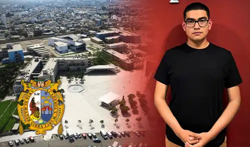 Fabrizzio García Flores ingresó a la UNMSM, siendo estudiante de quinto año de secundaria tras un año y ocho meses de preparación