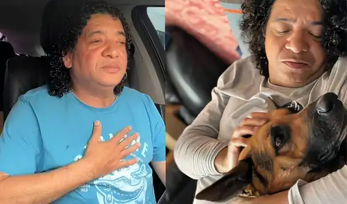 Carlos Vílchez expone su dolor con sentido mensaje tras sufrir pérdida de su perrito: "Eres un angelito".