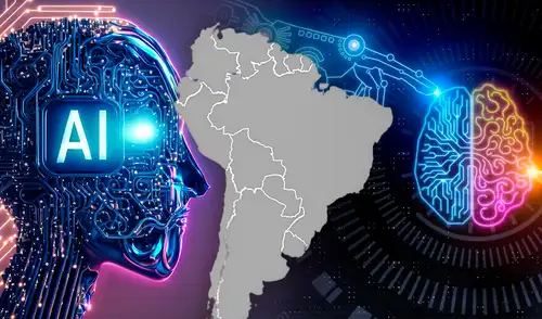 Chile se posiciona como el país más avanzado en la adopción de inteligencia artificial en América Latina. Foto: Composición LR El país de América Latina que se posiciona como pionero en la adopción de inteligencia artificial, según índice de la Cepal y Cenia