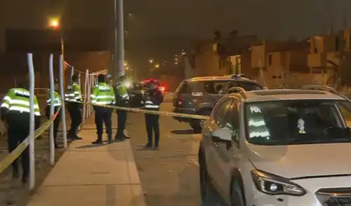 El agente fue asesinado por sicarios cuando se encontraba en su vehículo. Foto: Latina El agente fue asesinado por sicarios cuando se encontraba en su vehículo.