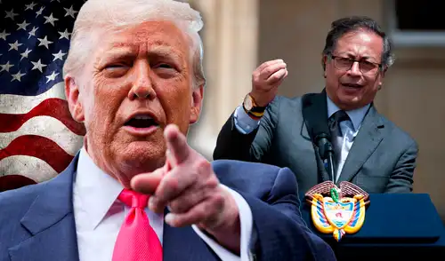 Trump y Petro siguen aumentando la tensión entre Estados Unidos y Colombia. Trump y Petro siguen aumentando la tensión entre Estados Unidos y Colombia.