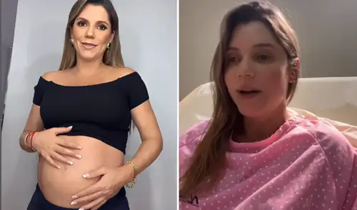 Alexandra Hörler revela que su bebé podría nacer prematura. Foto: composición LR/Instagram Periodista Alexandra Hörler