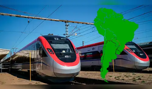 El tren más rápido de América Latina está en Chile y alcanza los 160 km/h. El tren más rápido de América Latina está en Chile y alcanza los 160 km/h.
