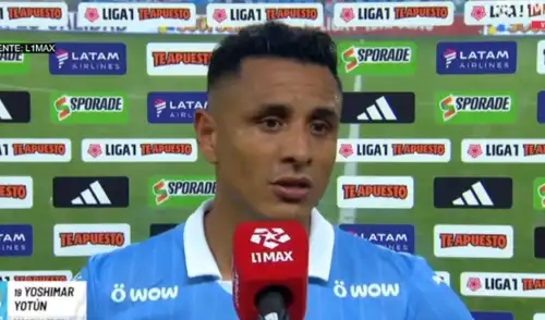 Yoshimar Yotún fue titular en el Universitario vs Sporting Cristal. Foto: captura de L1 Max Yoshimar Yotún y su firme análisis tras triunfo de Universitario ante Sporting Cristal