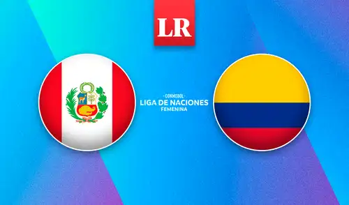 Perú se mide ante Colombia por la Liga de Naciones Femenina.