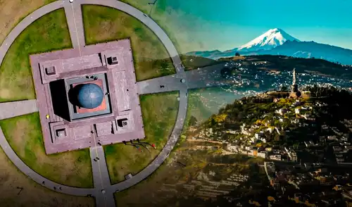 La línea del Ecuador, un círculo imaginario de latitud 0° que divide a la Tierra, está conectada con esa ciudad de América Latina. La línea del Ecuador, un círculo imaginario de latitud 0° que divide a la Tierra, está conectada con esa ciudad de América Latina.