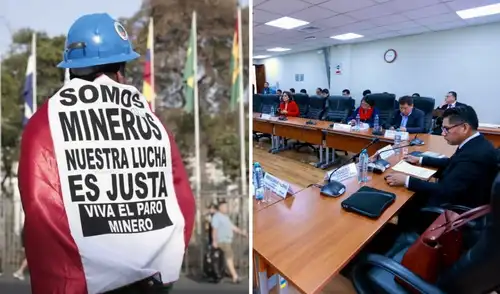 La sesión de la Comisión de Energía y Minas sobre el Reinfo se realizará en Lima y no en Arequipa, como se tenía previsto. Foto: composición LR/Sebastián Blanco/Congreso Reinfo 2025: Comisión de Energía y Minas debatirá HOY ampliación del registro y reincorporación de mineros excluidos