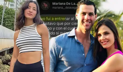 Mariana de la Vega y el esposo de Maju Mantilla