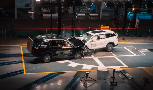 Las marcas analizan varios elementos del impacto. Foto: Chery