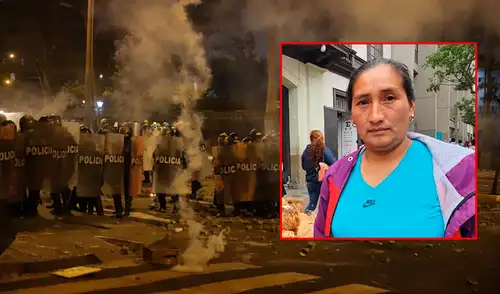 Niña de 11 años sufrió un golpe en la cabeza luego de ser impactada por la lacrimógena.