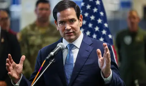 Rubio reveló que muchos países se habían ofrecido a participar en la Fuerza Internacional de Estabilización (ISF). Rubio reveló que muchos países se habían ofrecido a participar en la Fuerza Internacional de Estabilización (ISF). Foto: AFP