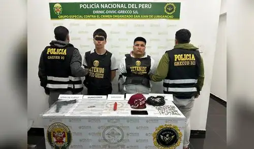 Detenidos con una mini UZI estarían implicados en un asesinato. Detenidos con una mini UZI estarían implicados en un asesinato.